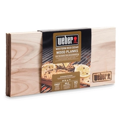 vendita online Panetto da affumicatura in cedro rosso 15x30 cm. Accessori e ricambi per barbecue Weber